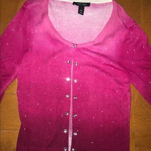 White House black market button down cardigan